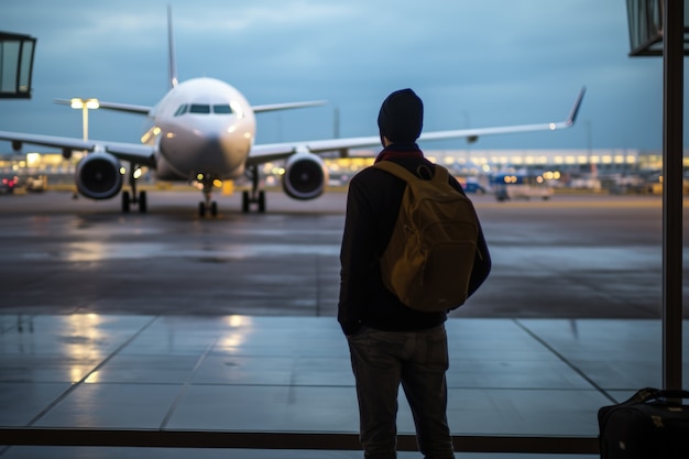 机场货运站繁忙景象