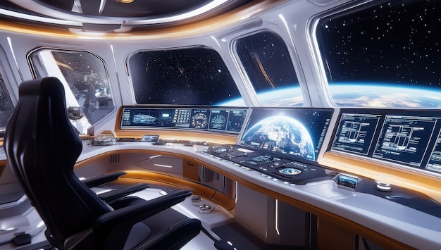 太空货运港口概念图