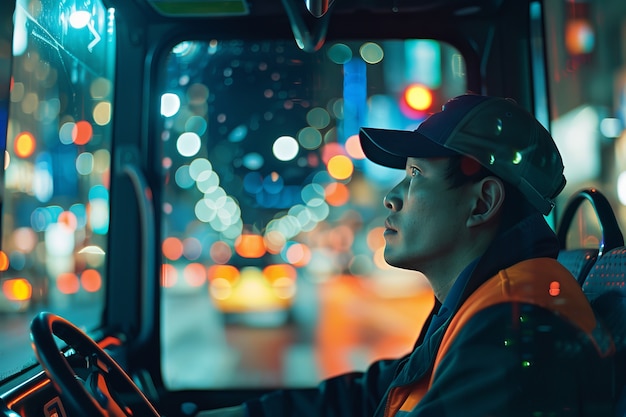 跨境货机夜间起航