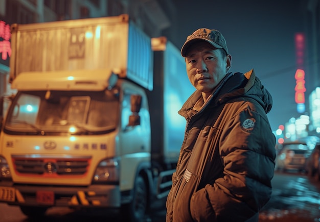 无人机正在执行货物运输任务