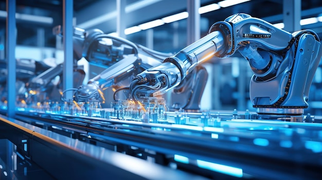 高科技物流分拣中心